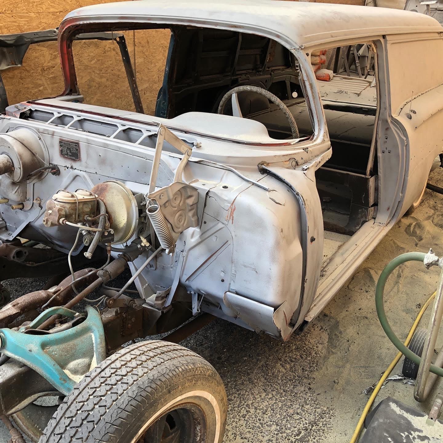 Vintage Car Body After